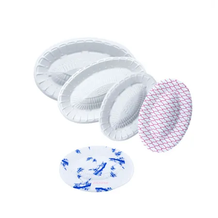 타원접시 380볼록(백색) 400개 / 일회용기 포장 배달 정육 모듬 회 초밥 일식 회접시 회용기/흰머리아저씨/PSP 이미지