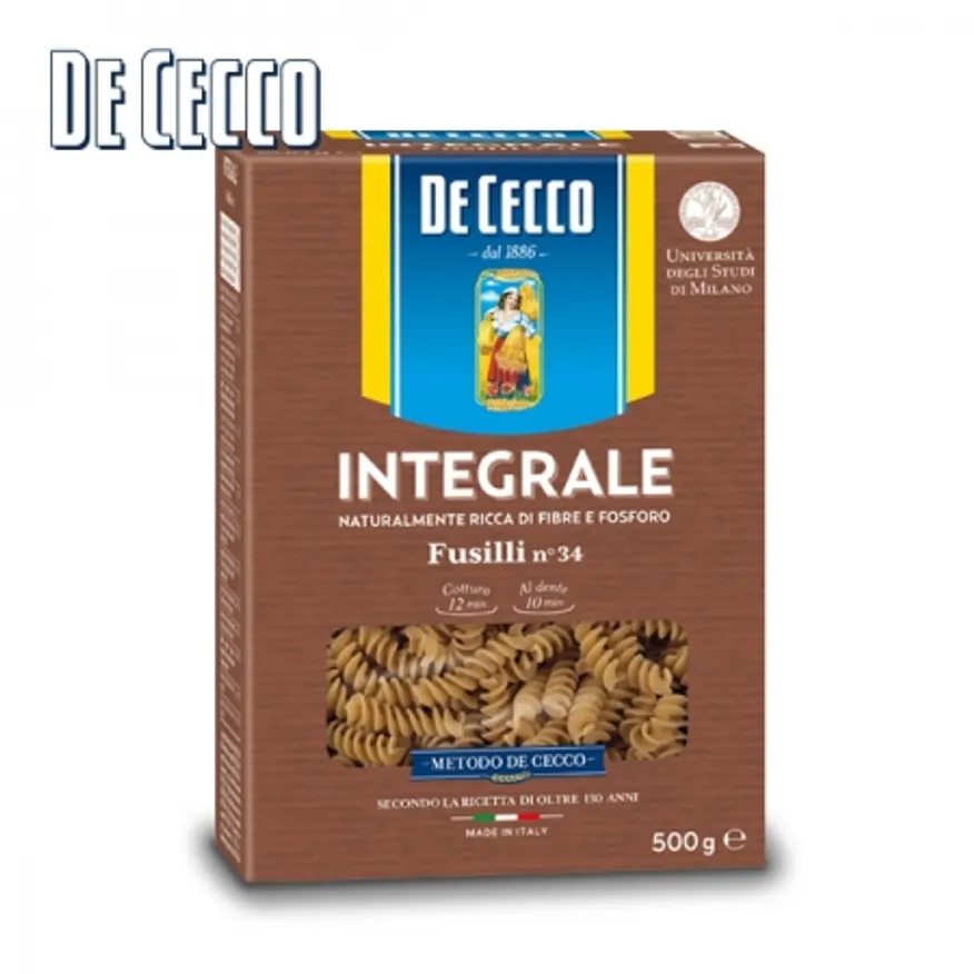 데체코 통밀 메쩨 펜네 리가테 500g 파스타면 이미지