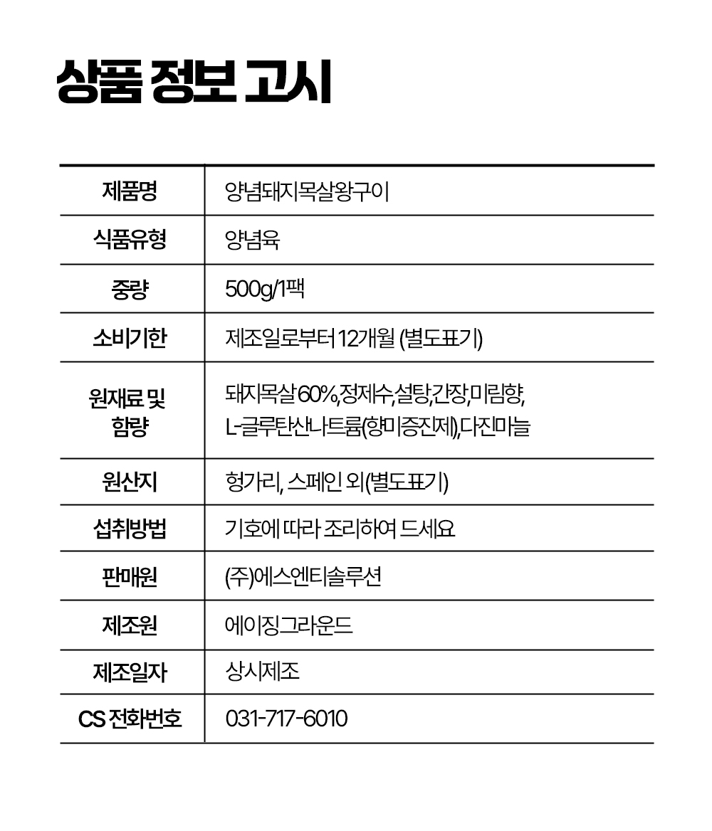 상품정보제공고시