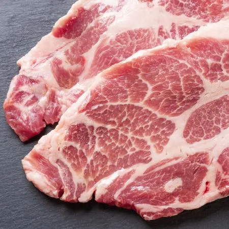 [총 1kg 대용량] 흑돼지 목살 로스구이 500g 1+1 이미지