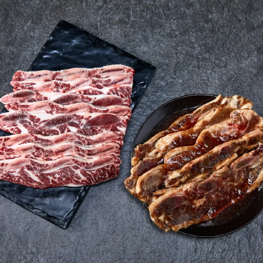 호주산 청정우 특제양념 LA갈비 800g 이미지