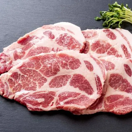 [총 1kg 대용량] 흑돼지 목살 로스구이 500g 1+1 이미지