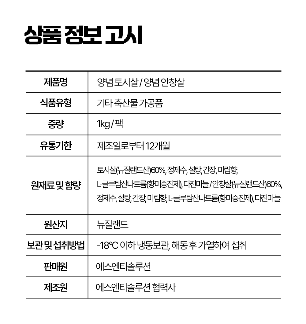 상품정보제공고시
