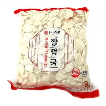 하나 떡국떡 3kg 쌀떡국 떡국