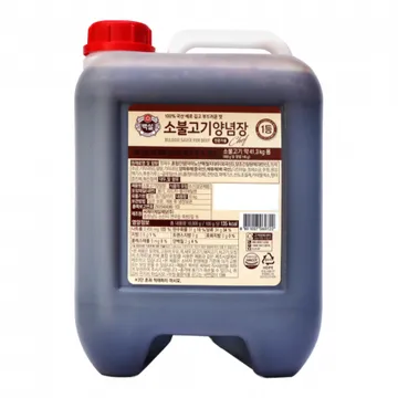 백설 소불고기양념 10kg 불고기양념 액상소스 양념소스