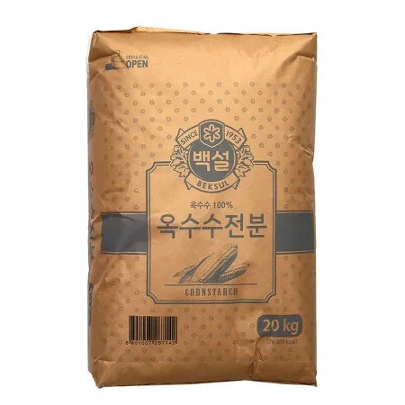 백설 옥수수전분100% 20kg