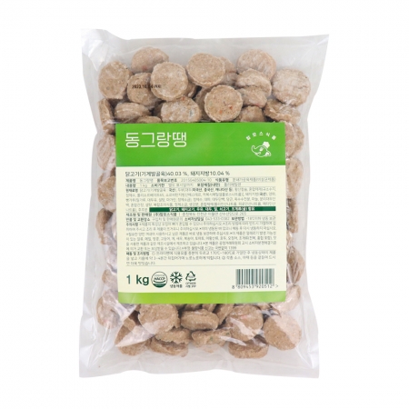 맘모스 동그랑땡 1kg 한식뷔페 반찬 모듬전