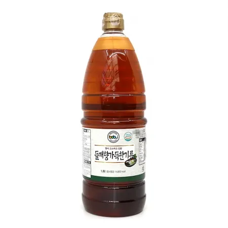 들깨향 가득한 기름(불로) 1.8L 들향기름 들깨맛기름 들기름