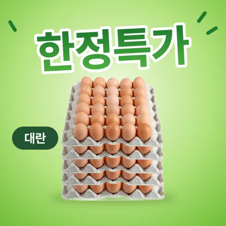 ★한정수량★ 계란/대란 30알 국내산 5판묶음