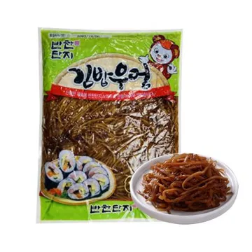 반찬단지 김밥우엉 3mm 1kg 우엉조림 김밥용 우엉채