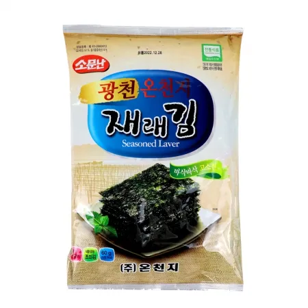 온천지 재래 전장김大 (60g/12매) 1봉