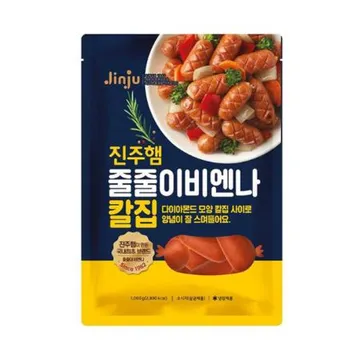 진주칼집비엔나 1kg 소시지 소세지