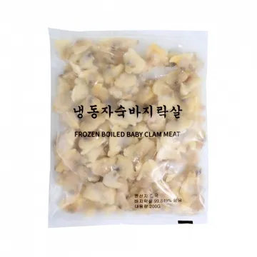 깐바지락(자숙/200g*10팩) 2kg 박스 바지락살
