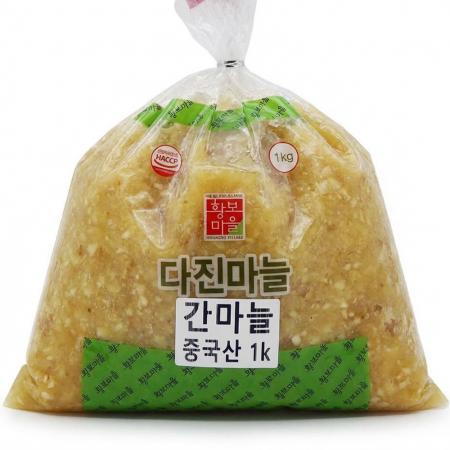★초특가★다진마늘 1kg 중국산(간마늘, 냉장, 수입산, 황보마을) 1kg