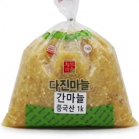 ★초특가★다진마늘 1kg 중국산(간마늘, 냉장, 수입산, 황보마을) 1kg
