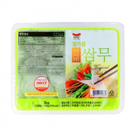 일미와사비쌈무 3kg