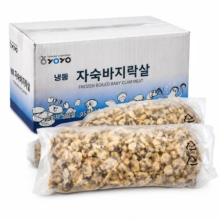 자숙 바지락살 벌크 10kg