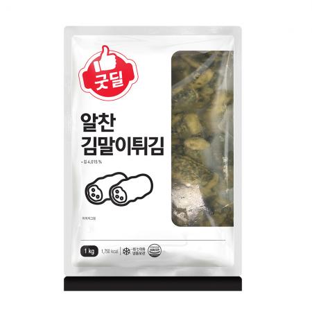 ★초특가★ 굿딜 알찬 김말이튀김 1kg 김말이