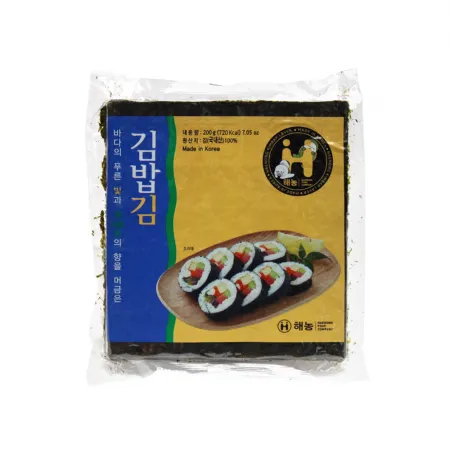 해농 두번 구운 김밥김 골드 100매