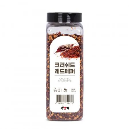 쿡앤딱 크러쉬드레드페퍼/홀 350g 크러쉬드페퍼 레드페퍼