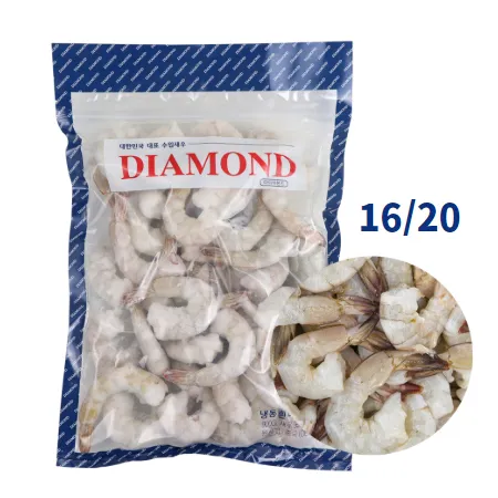 ★신규특가★ 다이아몬드 칵테일새우 PDTO 16/20 (IQF개별냉동 900g) 탈각새우 감바스