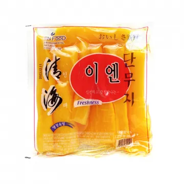 이엔 압축 치자단무지(통) 1kg