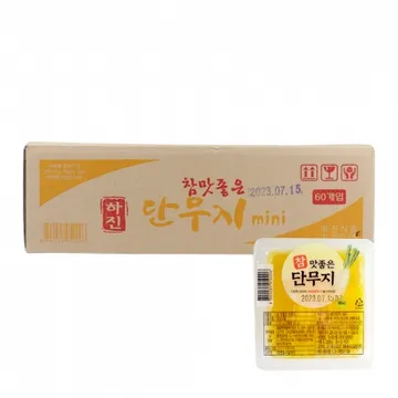 하진반달단무지(일회용)(60봉)/박스