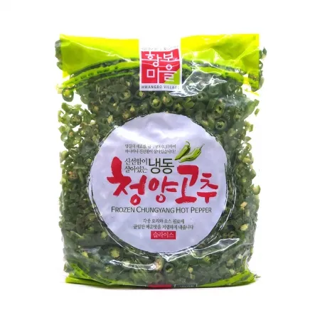 황보마을 냉동청양고추 슬라이스(중국산) 1kg