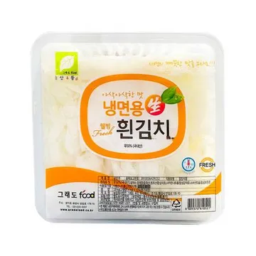 그래도푸드 웰빙 냉면김치 2.8kg 무김치 냉면용 무우 흰김치 고명