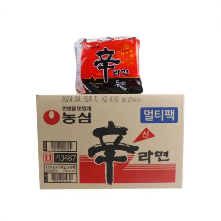 농심 신라면 멀티(120g*40개) 박스