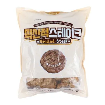 ★묶음 초특가★ 맘모스 떡산적스테이크 2kg 떡갈비 너비아니