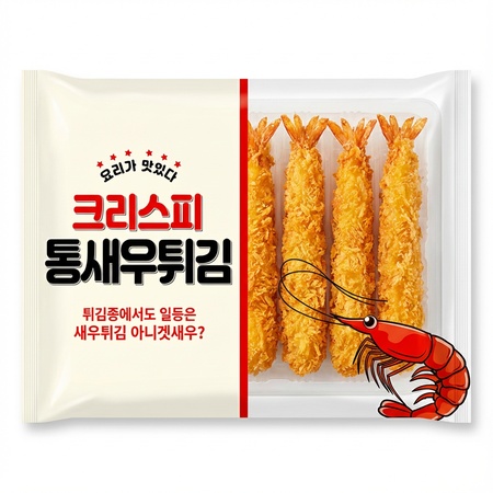 [교차출고] 왕새우튀김 10미 300g(30g*10미/베트남) 빵가루새우튀김 새우튀김