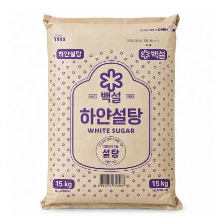 백설 하얀설탕 15kg