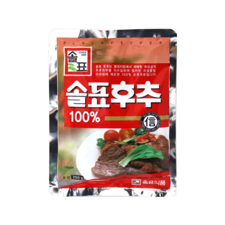 솔표 후추 100% 200g