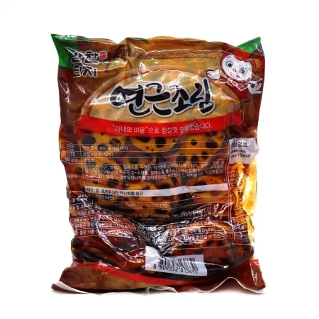 갈색연근조림(반찬단지/중국산) 1kg