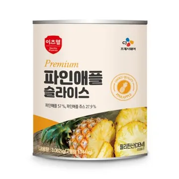 파인애플 슬라이스(태국) 3.06kg