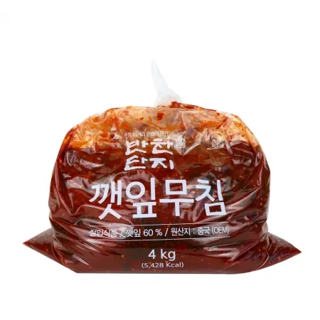 양념깻잎(반찬단지) 4kg