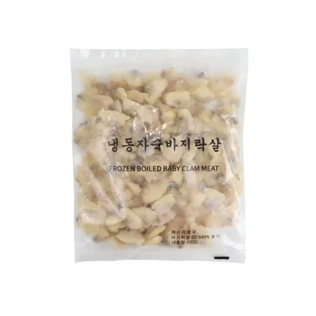 자숙 깐바지락L(냉동) 200g 바지락살