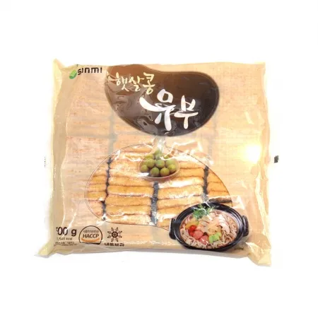 신미 사각유부 500g 전골용 탕용 마라탕 유부