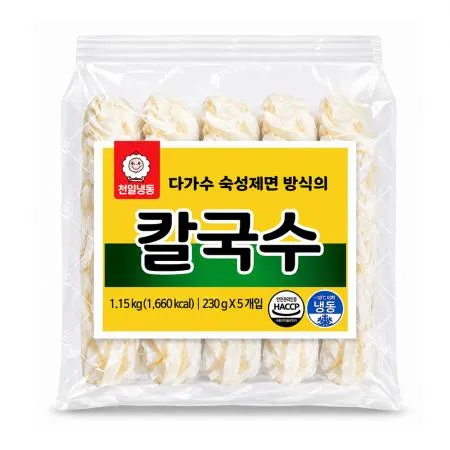 천일 칼국수 230*5개입 1.15kg 칼국수면