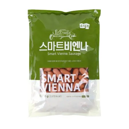 소디프 비엔나 1kg 소시지 소세지