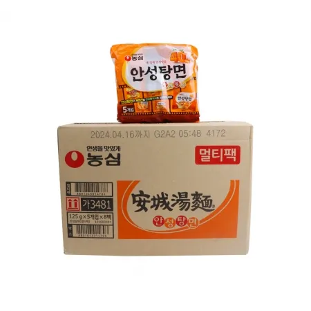 농심 안성탕면 멀티(125g*40개) 박스