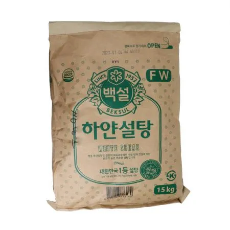★첫구매 특가★ 백설 하얀설탕 15kg