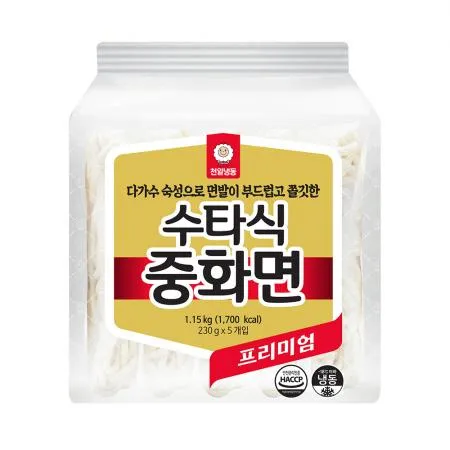 천일 프리미엄 수타식 중화면 (덕용/230g*5입) 1.15kg