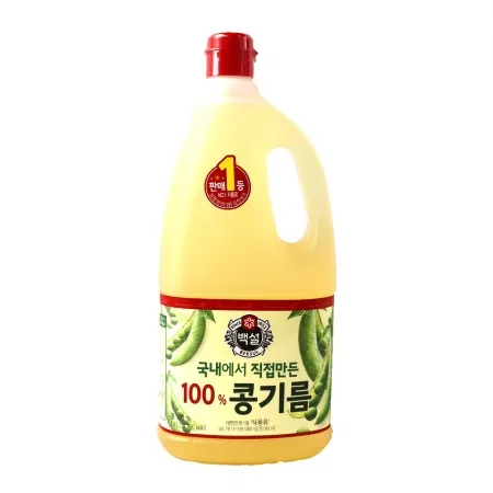 백설 식용유 1.8L 콩식용유 