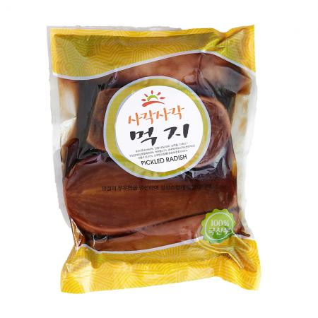 햇찬식품 먹지(국내산) 4kg  무먹지 무장아찌 절임무 짠지