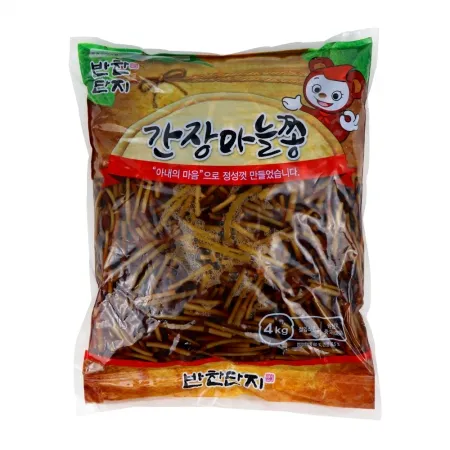 간장절인마늘쫑(반찬단지) 4Kg