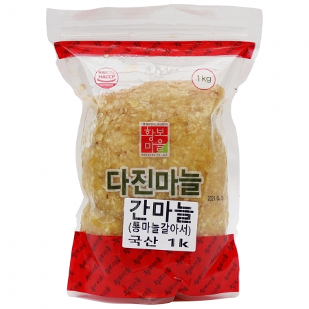 다진마늘(통마늘갈아서/국내산/간마늘) 1kg