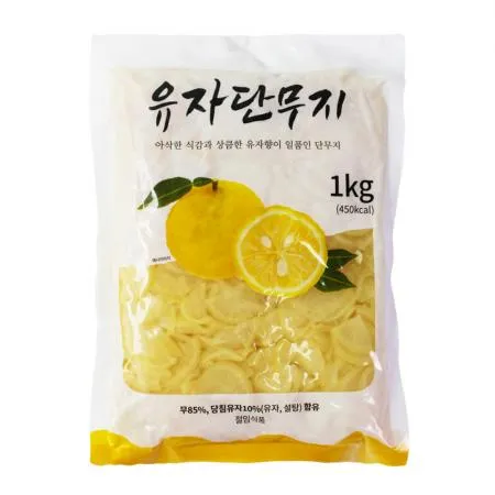 코우 유자단무지 1kg 슬라이스