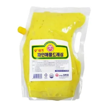 오뚜기 파인애플드레싱 2kg 파인애플 드레싱 샐러드